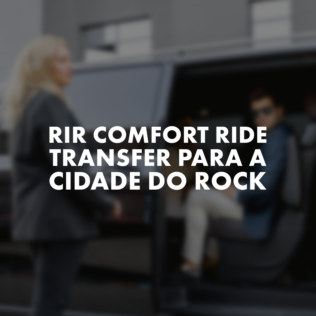 RIR Comfort Ride transfer para a cidade do rock