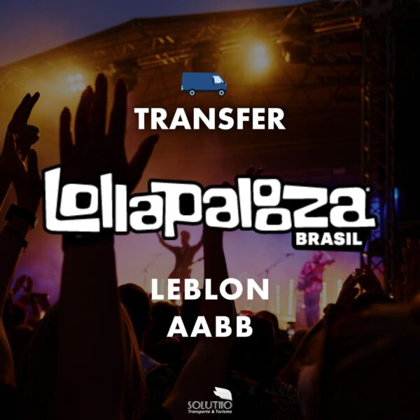 Transfer Ônibus Rio de Janeiro para LollaPalooza Solutiio