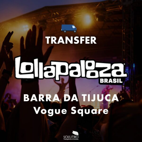 Transfer Ônibus Rio de Janeiro para LollaPalooza Solutiio