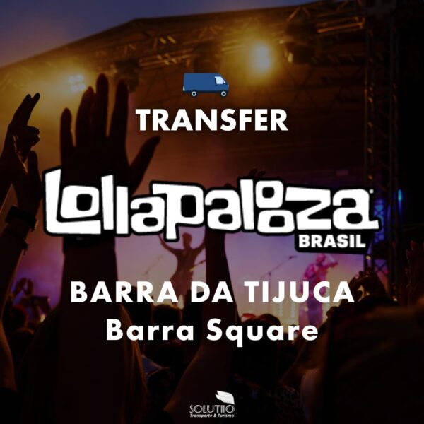 Transfer Ônibus Rio de Janeiro para LollaPalooza Solutiio